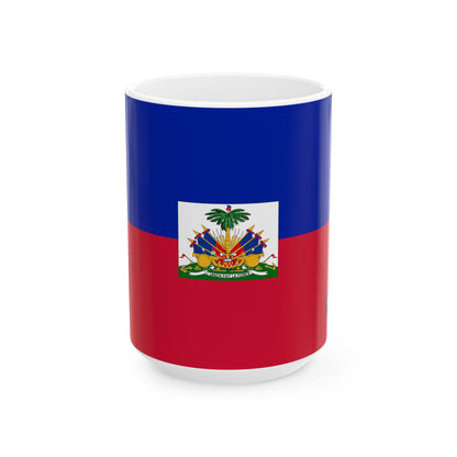 Haiti Flag Coffee Tea Mug 11oz 15oz | Rep Ya Flag Ceramic Mug
