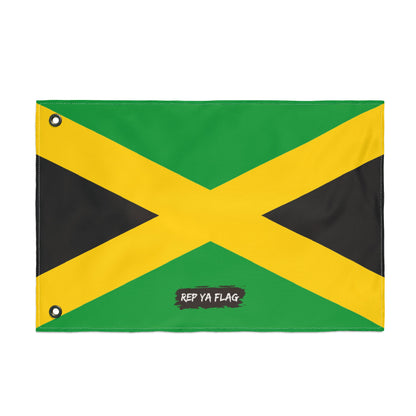 Jamaica Flag Garden Banner | Double Sided Outdoor Flag | Rep Ya Flag