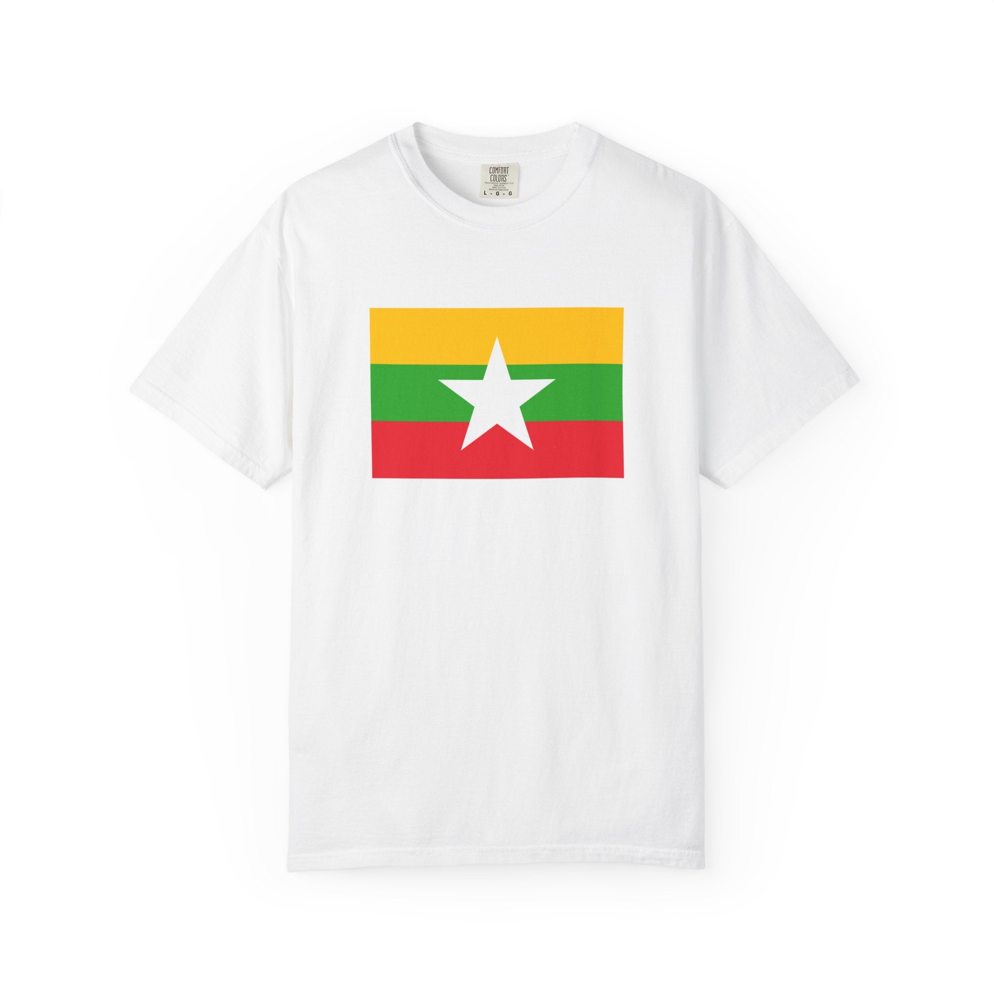 Myanmar Flag T Shirt | Burmese Heritage Shirt S–4XL | Rep Ya Flag
