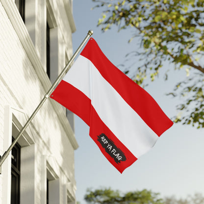 Austria Flag Garden Banner | Double Sided Outdoor Flag | Rep Ya Flag