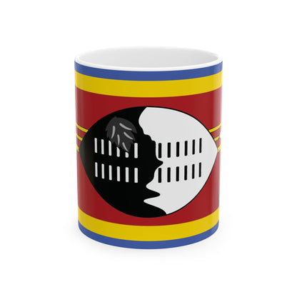 Eswatini Flag Coffee Tea Mug 11oz 15oz | Rep Ya Flag Ceramic Mug