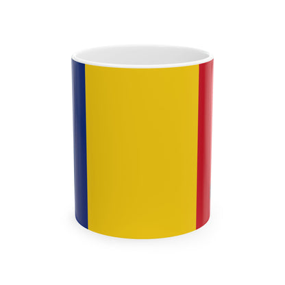 Romania Flag Coffee Tea Mug 11oz 15oz | Rep Ya Flag Ceramic Mug