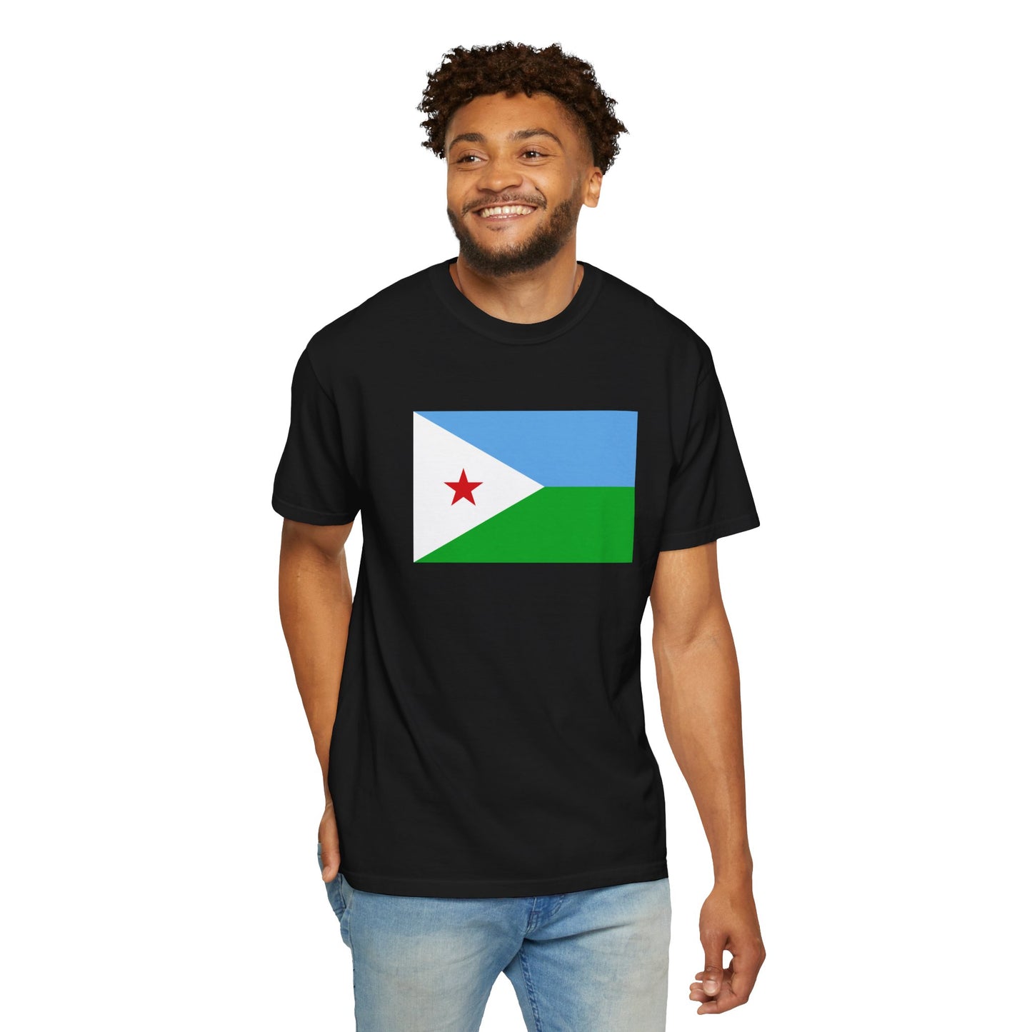 Djibouti Flag T Shirt | Djiboutian Heritage Shirt S-4XL | Rep Ya Flag