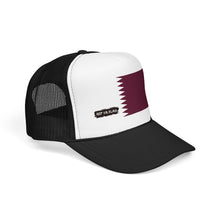Qatar Flag Foam Trucker Hat | Qatari Pride Snapback Cap | Rep Ya Flag