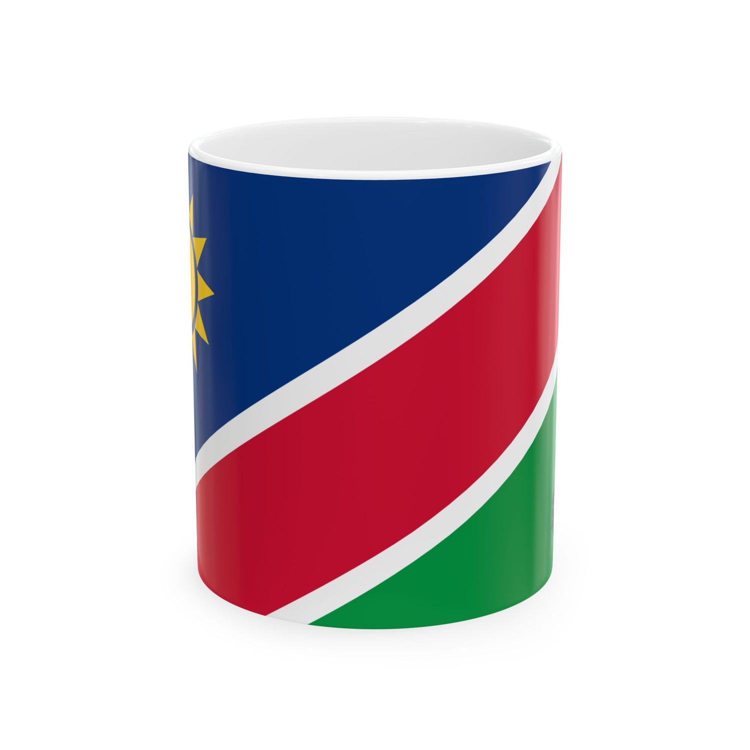 Namibia Flag Coffee Tea Mug 11oz 15oz | Rep Ya Flag Ceramic Mug