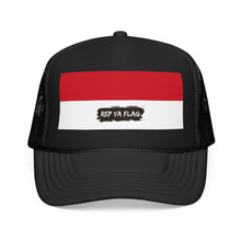 Indonesia Flag Foam Trucker Hat | Indonesian Pride Snapback Cap | Rep Ya Flag