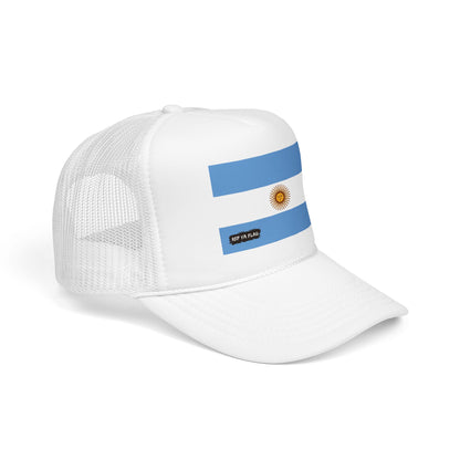 Argentina Flag Foam Trucker Hat | Caribbean Pride Snapback Cap | Rep Ya Flag