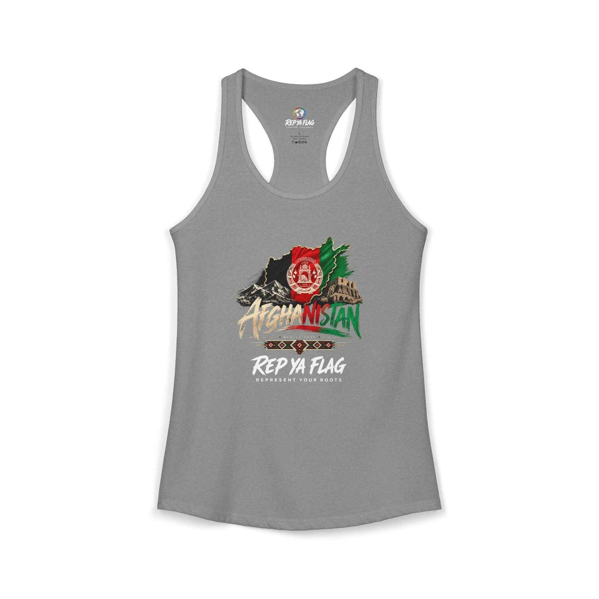 Afghanistan Women’s Racerback Tank – Lightweight Pride