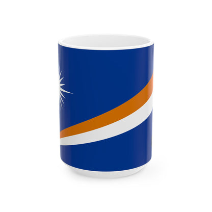 Marshall Islands Flag Coffee Tea Mug 11oz 15oz | Rep Ya Flag Ceramic Mug