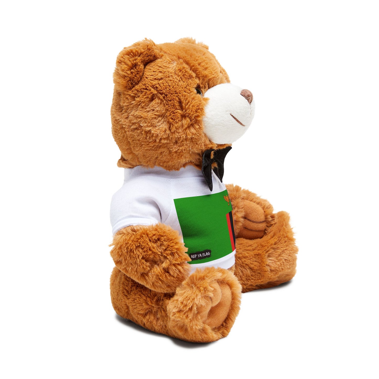 Zambia Teddy Bear | Zambia Flag Plush | Zambia Gift | Cultural Stuffed Animal | Heritage Gift | Keepsake Bear