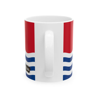 Kiribati Flag Coffee Tea Mug 11oz 15oz | Rep Ya Flag Ceramic Mug