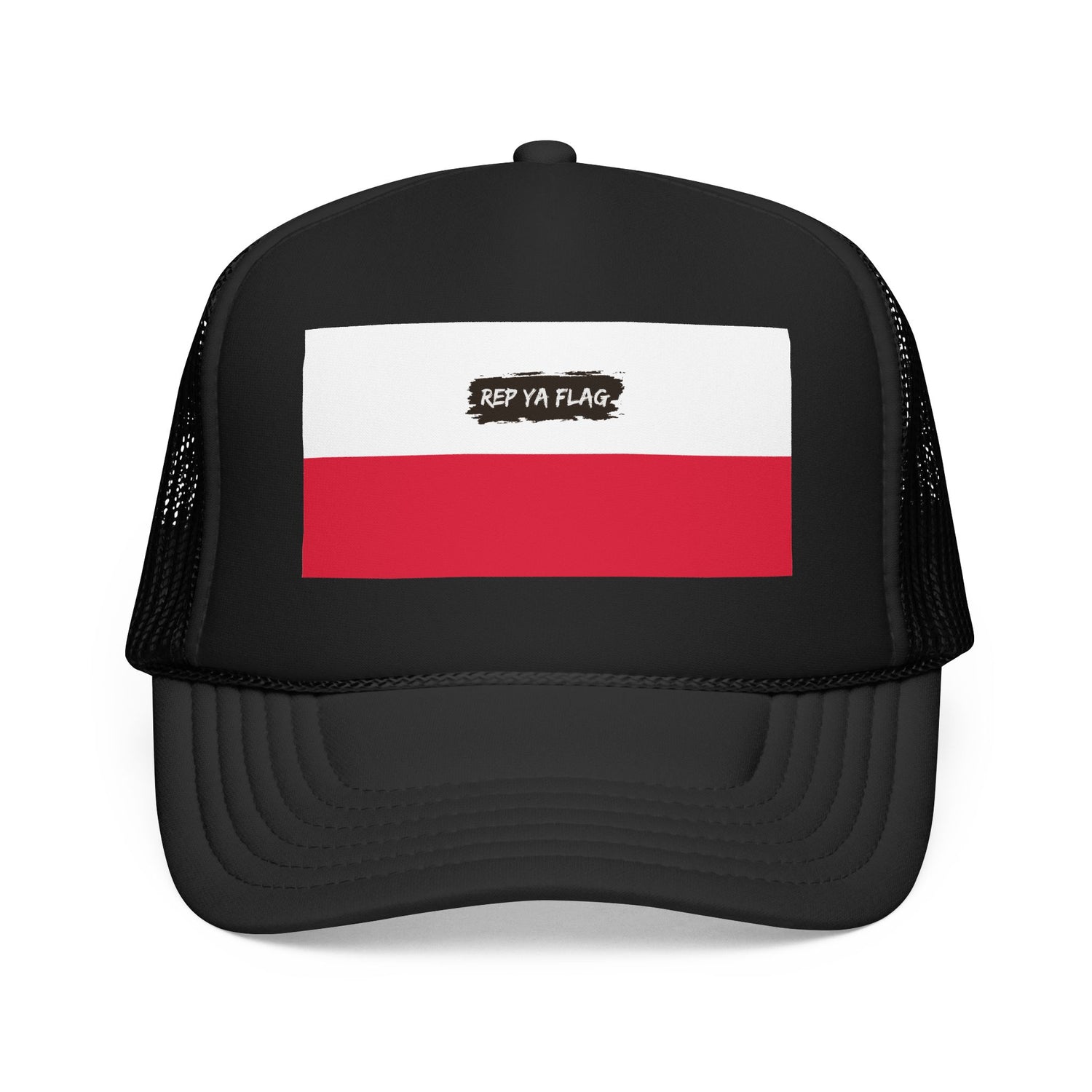 Poland Flag Foam Trucker Hat | Polish Pride Snapback Cap | Rep Ya Flag
