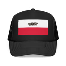 Poland Flag Foam Trucker Hat | Polish Pride Snapback Cap | Rep Ya Flag