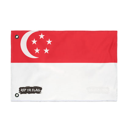 Singapore Flag Garden Banner | Double-Sided Outdoor Flag | Rep Ya Flag