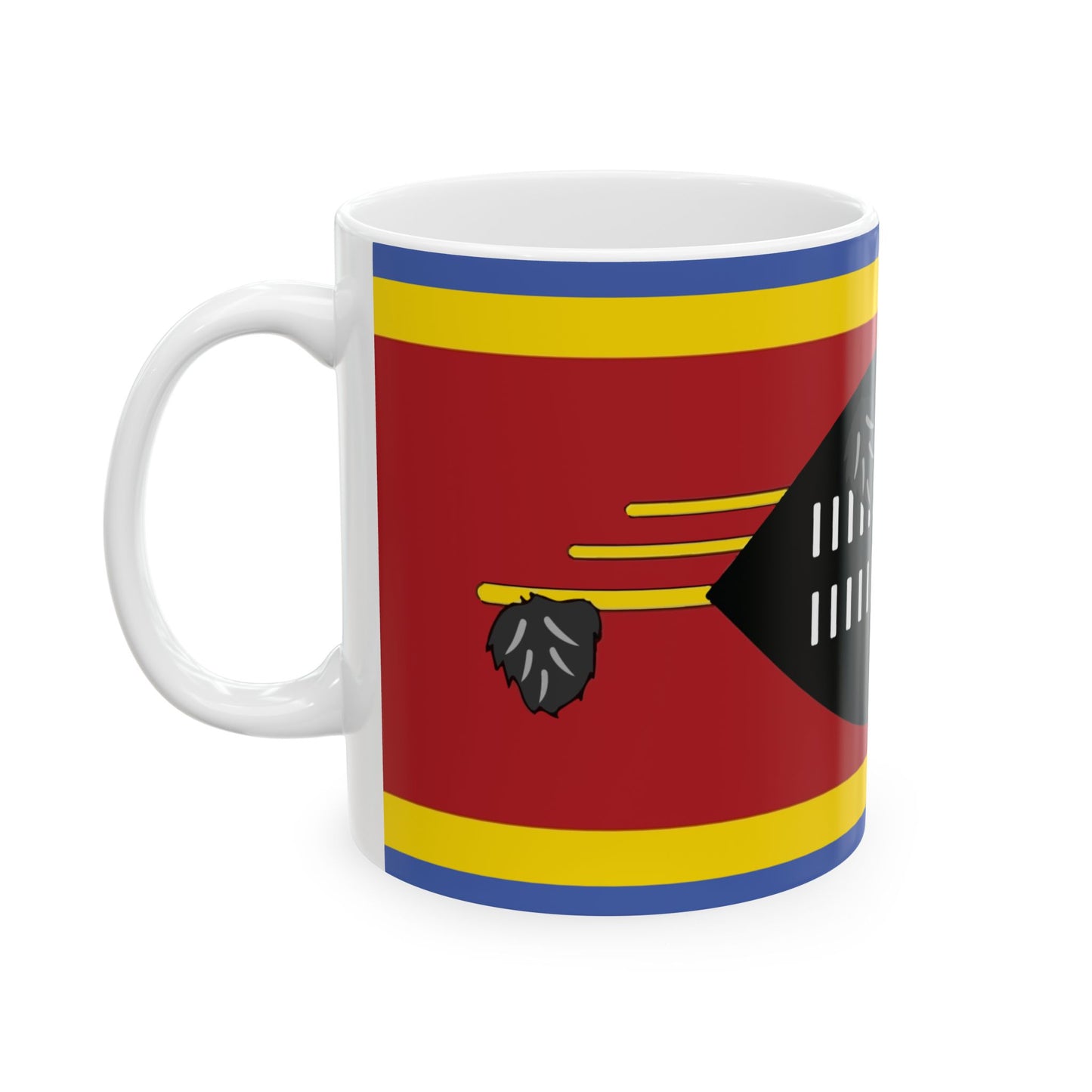 Eswatini Flag Coffee Tea Mug 11oz 15oz | Rep Ya Flag Ceramic Mug