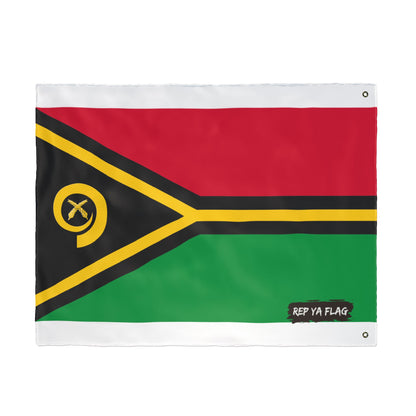 Vanuatu Flag Double Sided Flag, Outdoor Garden Banner | Country Flag