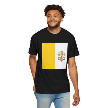 Vatican City Flag Shirt | Vatican Tshirt | Vatican Pride Tee | Rep Ya Flag Shirt | Heritage Gift | Unisex S-4XL