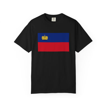 Liechtenstein Flag T Shirt | Liechtensteiner Heritage Shirt S–4XL | Rep Ya Flag