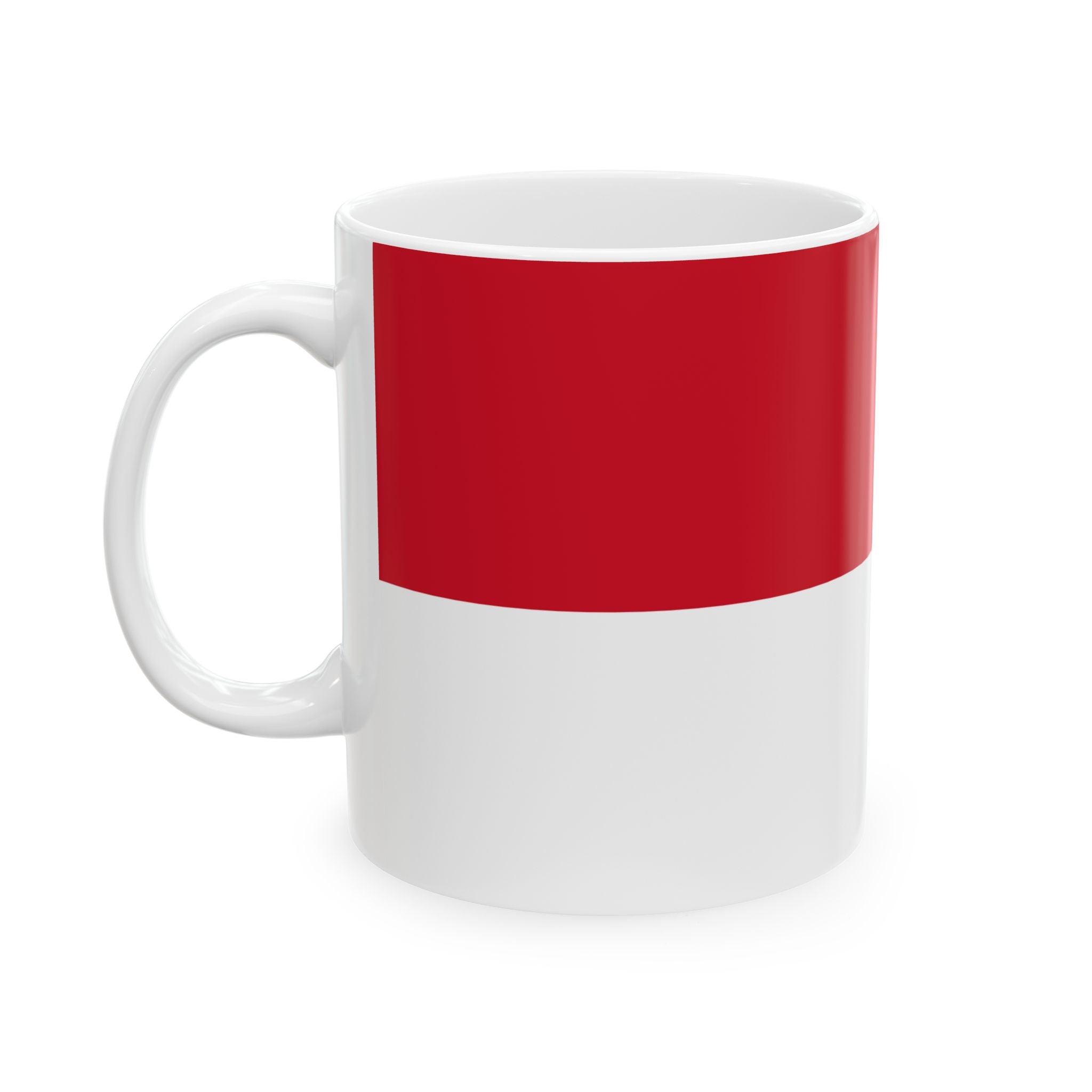 Monaco Flag Coffee Tea Mug 11oz 15oz | Rep Ya Flag Ceramic Mug