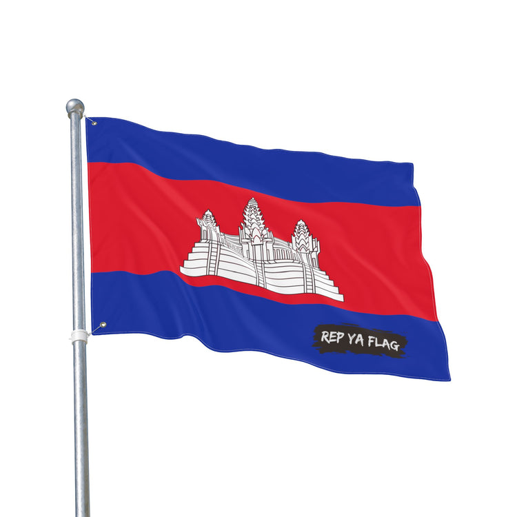 Cambodia Flag Garden Flag – Double‑Sided Outdoor Banner