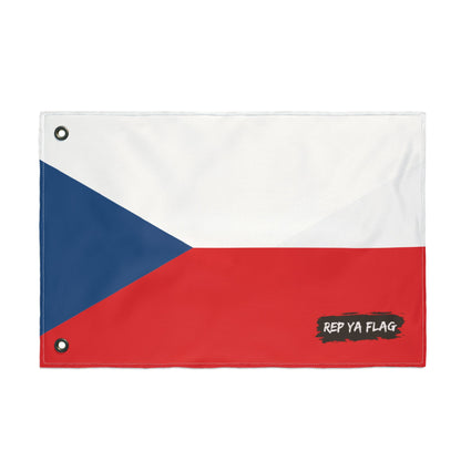 Czech Republic (Czechia) Flag Garden Banner | Double Sided Outdoor Flag | Rep Ya Flag