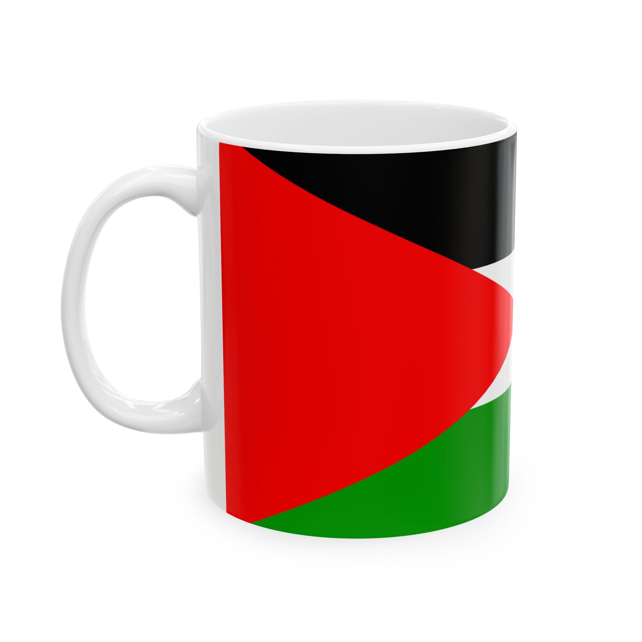 Palestine Flag Coffee Tea Mug 11oz 15oz | Rep Ya Flag Ceramic Mug