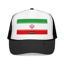 Iran Flag Foam Trucker Hat | Iranian Pride Snapback Cap | Rep Ya Flag