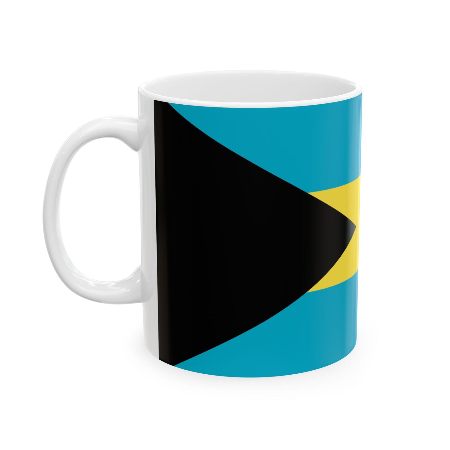 Bahamas Flag Coffee Tea Mug 11oz 15oz | Rep Ya Flag Ceramic Mug