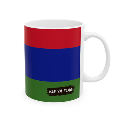 Gambia Flag Coffee Tea Mug 11oz 15oz | Rep Ya Flag Ceramic Mug
