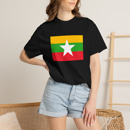 Myanmar Flag T Shirt | Burmese Heritage Shirt S–4XL | Rep Ya Flag