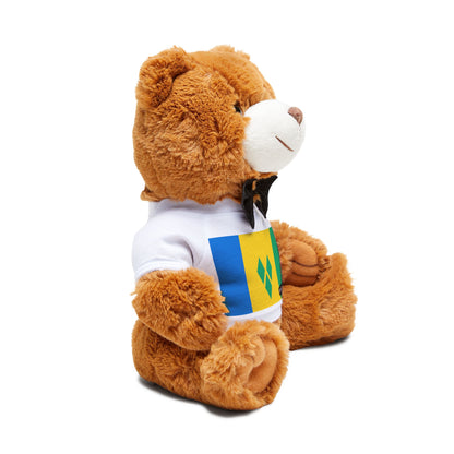 Saint Vincent and the Grenadines Flag Teddy Bear | Saint Vincent Plush Gift | Rep Ya Flag