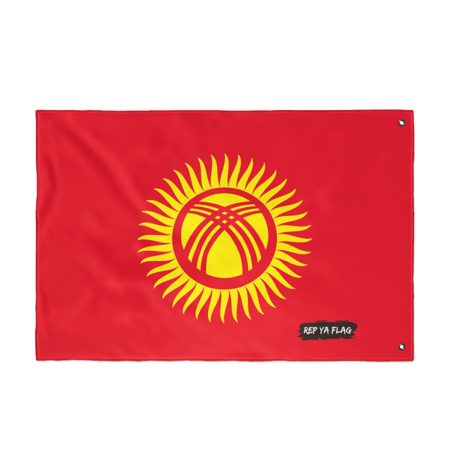 Kyrgyzstan Flag Garden Banner | Double Sided Outdoor Flag | Rep Ya Flag