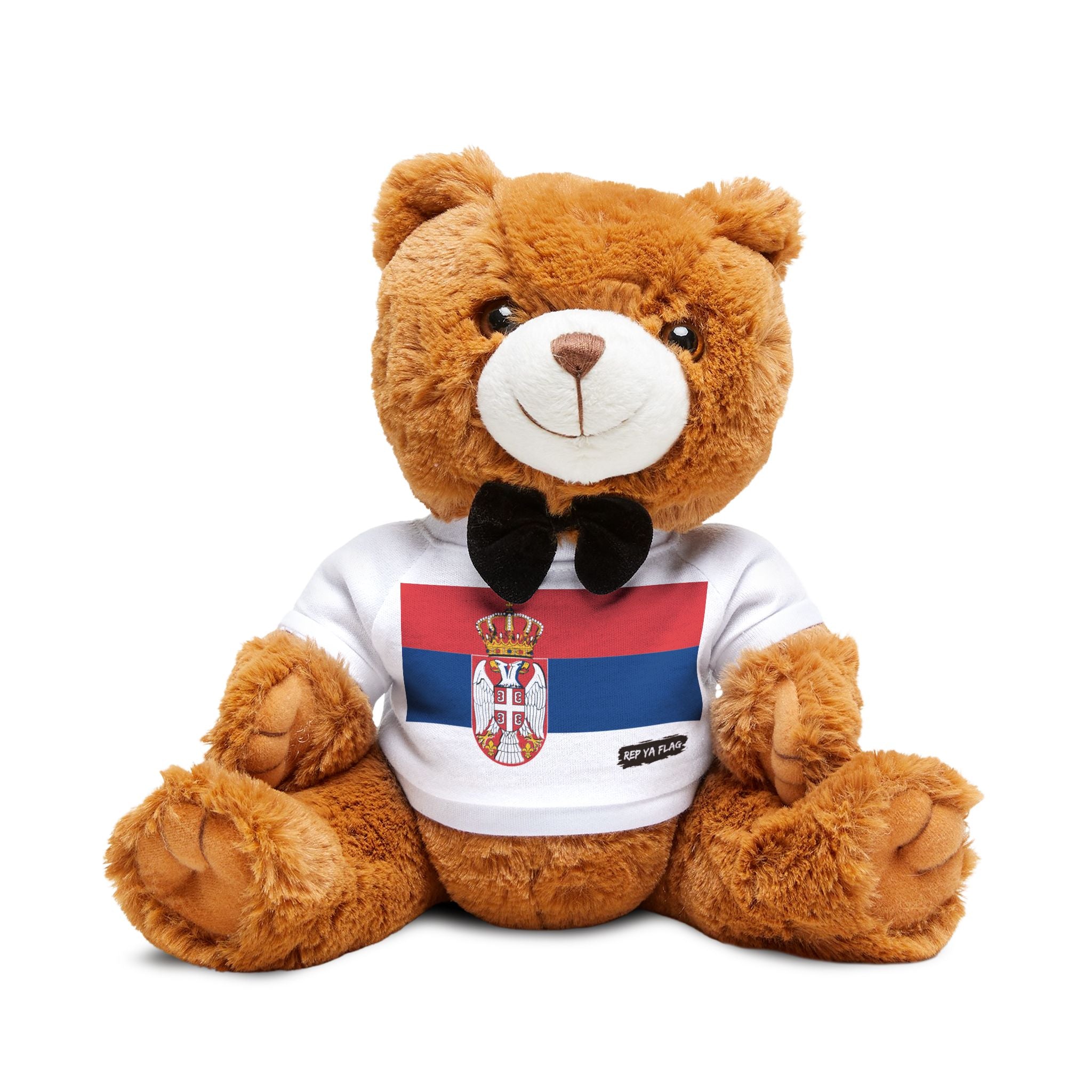 Serbia Flag Teddy Bear | Serbian Plush Gift | Heritage Bear | Cultural Keepsake | Baby Gift Stuffed Animal | Rep Ya Flag