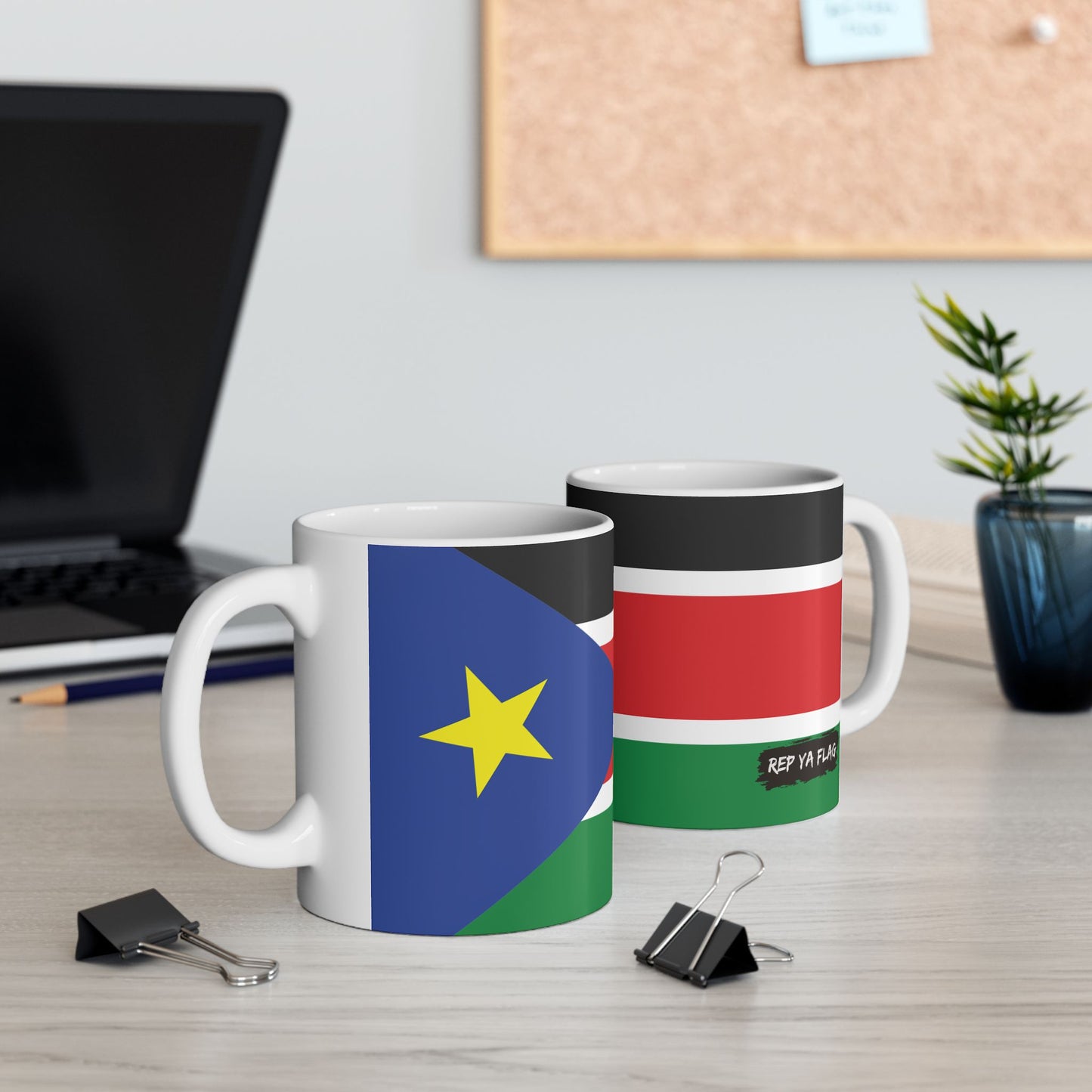 South Sudan Flag Coffee Mug 11oz & 15oz | Rep Ya Flag