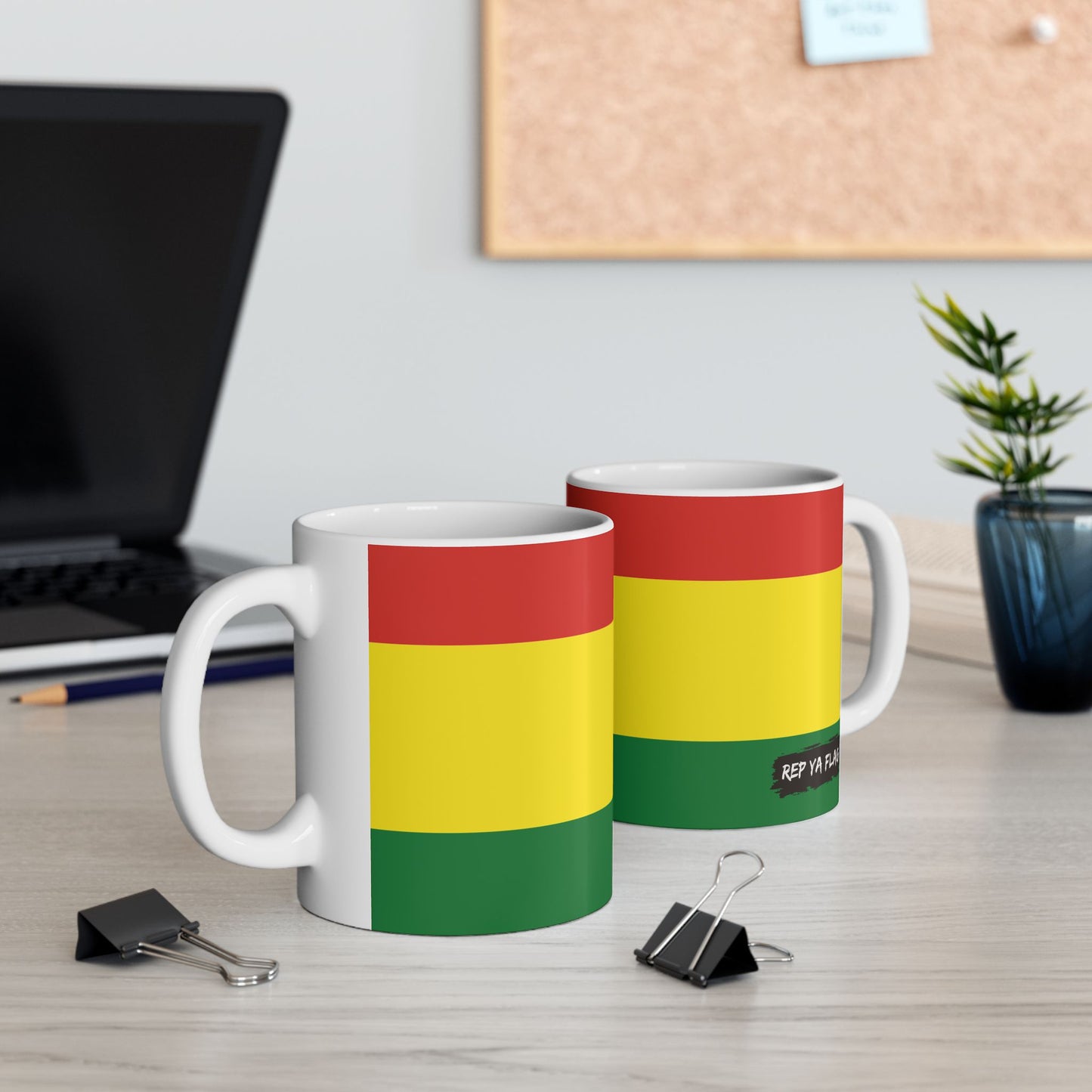 Bolivia Flag Coffee Mug | Bolivian Pride Ceramic Tea Mug 11oz & 15oz | Rep Ya Flag