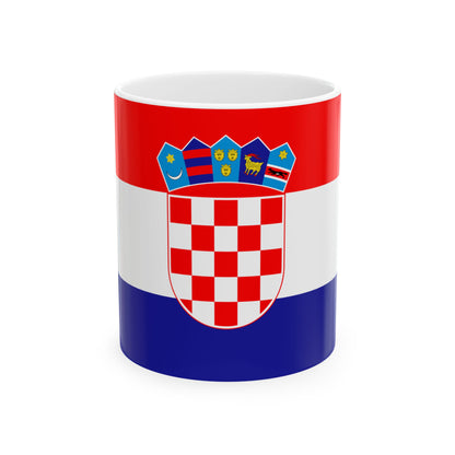 Croatia Flag Coffee Tea Mug 11oz 15oz | Croatian Heritage Mug | Rep Ya Flag