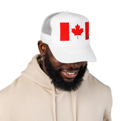Canada Flag Foam Trucker Hat | Canadian Pride Snapback Cap | Rep Ya Flag