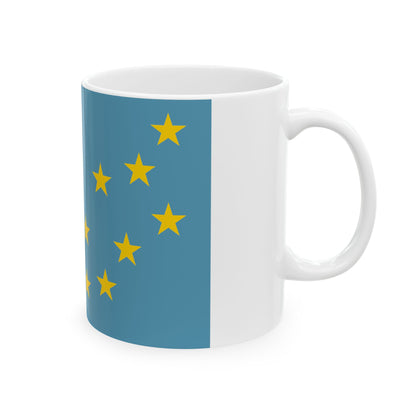 Tuvalu Flag Mug Ceramic Coffee Cup | 11oz 15oz | Rep Ya Flag