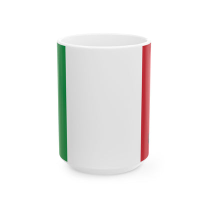Italy Flag Coffee Tea Mug 11oz 15oz | Rep Ya Flag Ceramic Mug