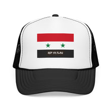 Syria Flag Foam Trucker Hat | Rep Ya Flag design