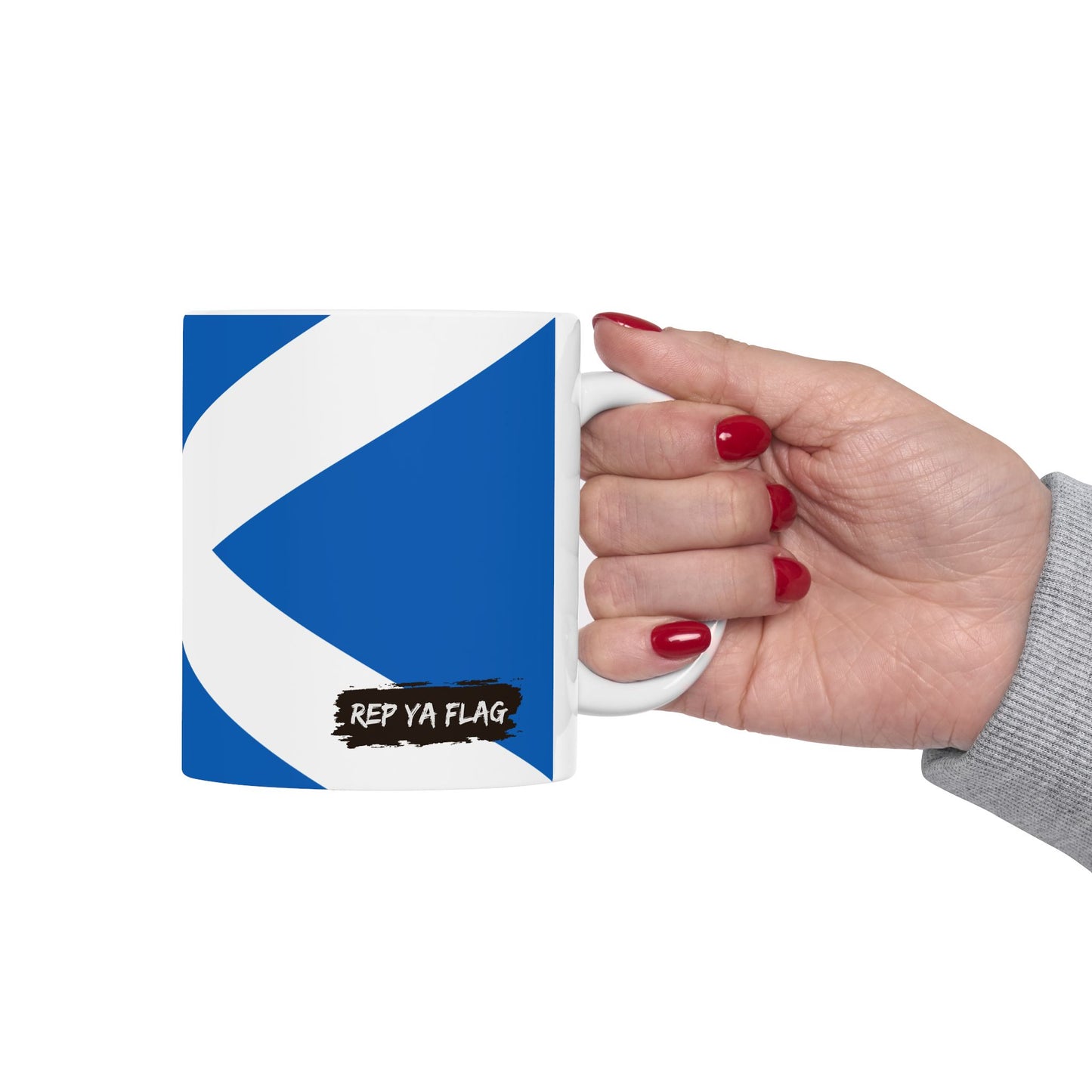 Scotland Flag Coffee Tea Mug 11oz 15oz | Rep Ya Flag Ceramic Mug