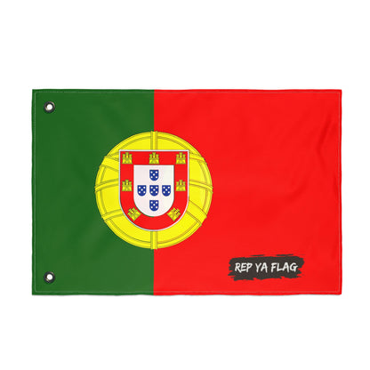 Portugal Flag Garden Banner | Double Sided Outdoor Flag | Rep Ya Flag