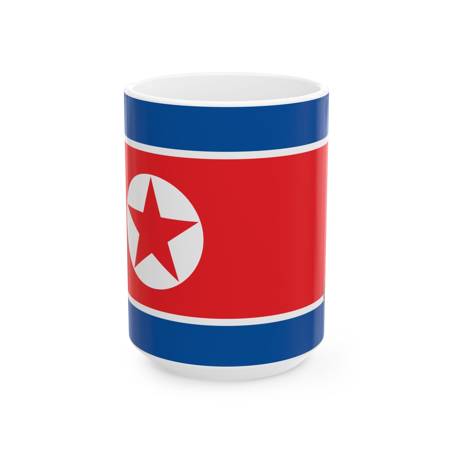 North Korea Flag Coffee Tea Mug 11oz 15oz | Rep Ya Flag Ceramic Mug