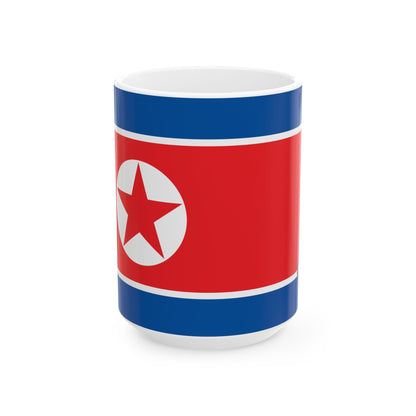 North Korea Flag Coffee Tea Mug 11oz 15oz | Rep Ya Flag Ceramic Mug