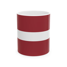 Latvia Flag Coffee Tea Mug 11oz 15oz | Rep Ya Flag Ceramic Mug