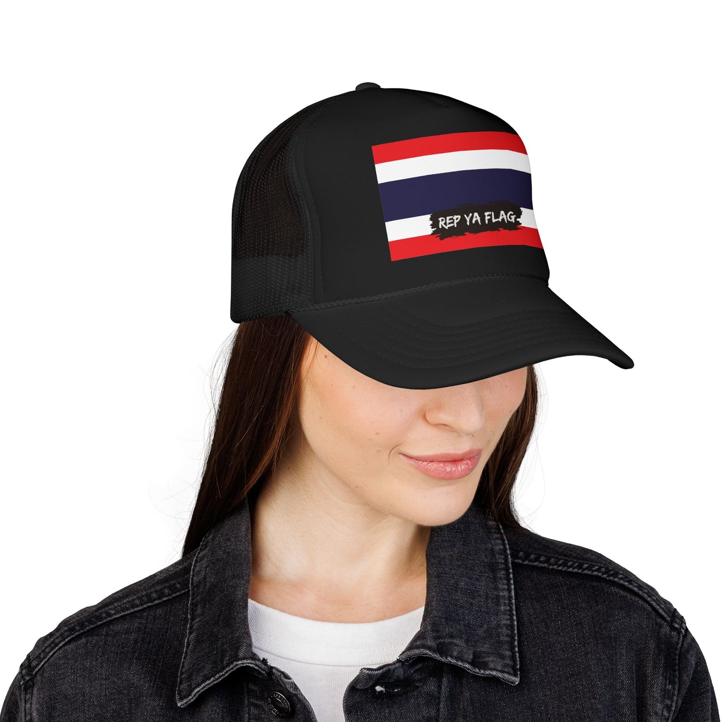 Thailand Flag Foam Trucker Hat | Rep Ya Flag design