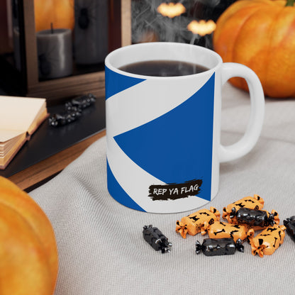 Scotland Flag Coffee Tea Mug 11oz 15oz | Rep Ya Flag Ceramic Mug