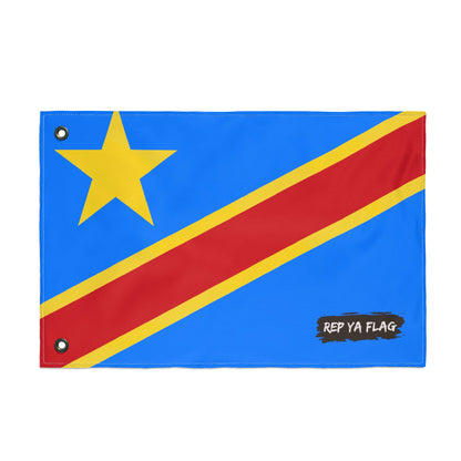 Democratic Republic of the Congo Flag Garden Banner | Double Sided Outdoor Flag | Rep Ya Flag