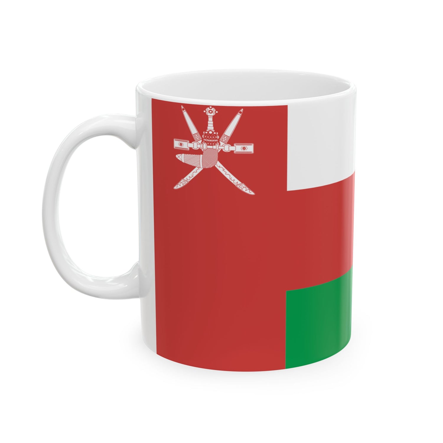 Oman Flag Coffee Tea Mug 11oz 15oz | Rep Ya Flag Ceramic Mug