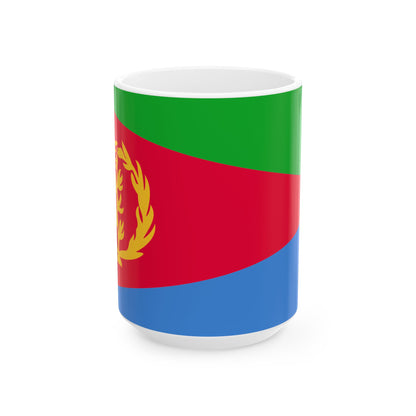 Eritrea Flag Coffee Tea Mug 11oz 15oz | Rep Ya Flag Ceramic Mug